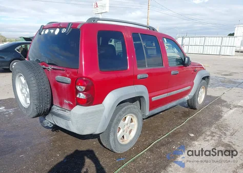 2007 Jeep Liberty Sport из США, поврежденный, VIN 1J4GL48K07W555955
